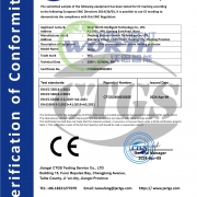 电气防火限流保护器CE认证证书–沃思智能